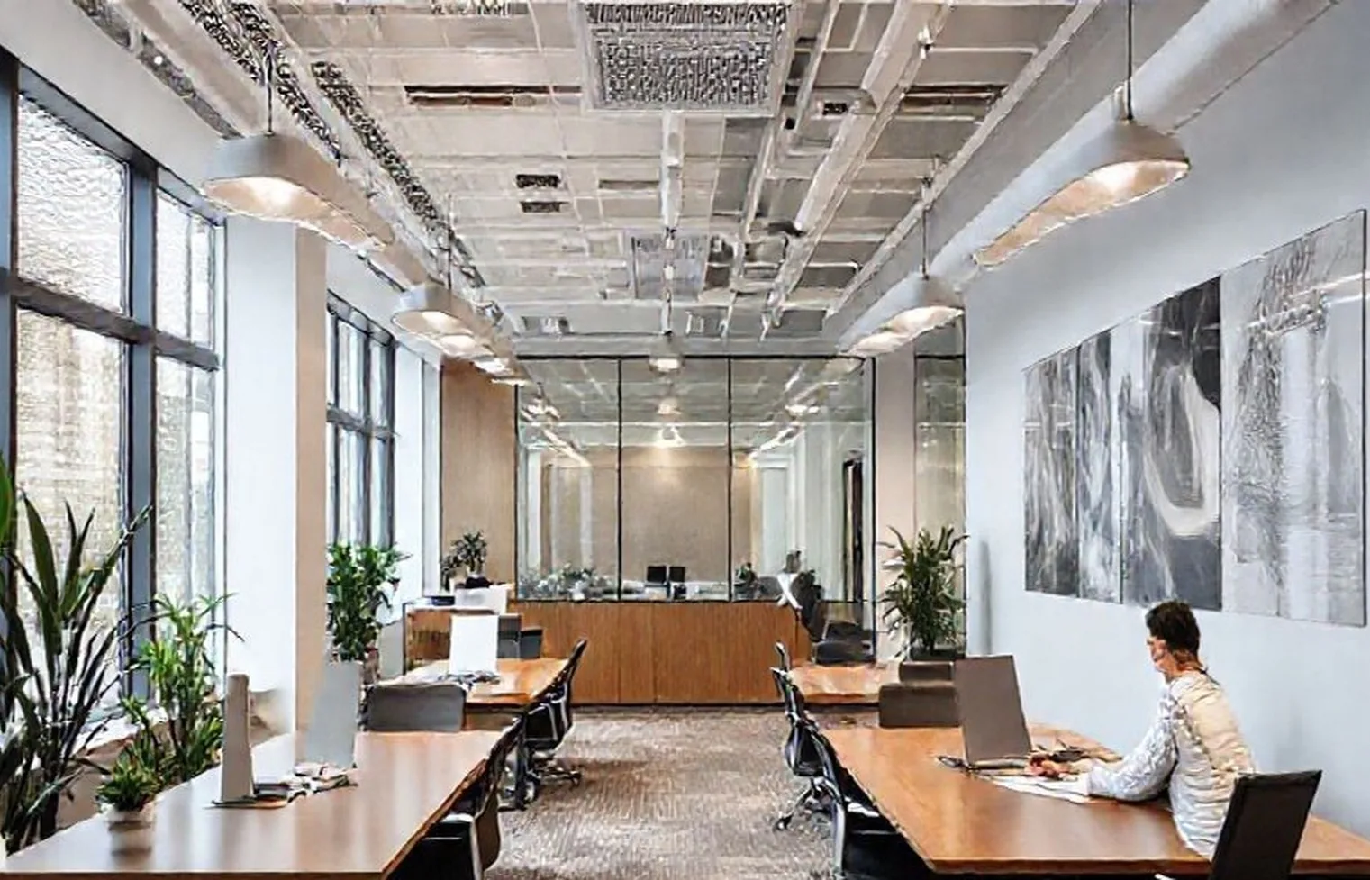 Professional consulting office interior