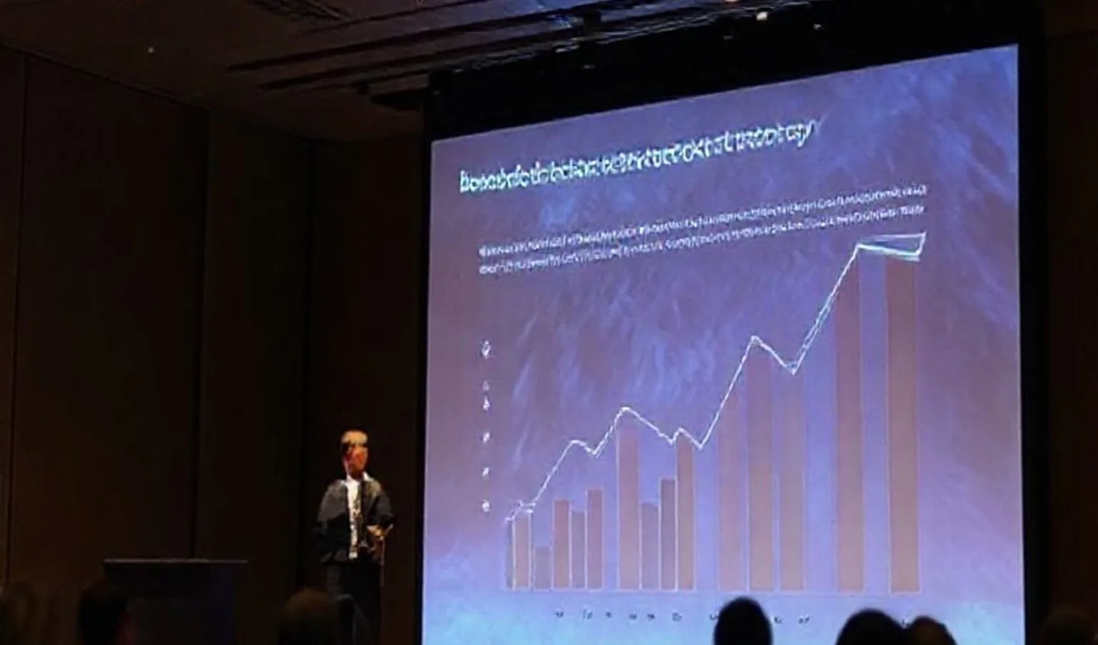 Investment strategy presentation in corporate setting